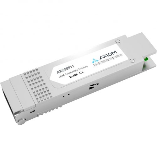 Axiom Memory Solutions 40GBASE-iSR4 QSFP+ Transceiver for AvagoAFBR-79EIDZTAA CompliantFor Optical Network, Data Networking1 x 40GBase-ISR4 Network… AXG99911