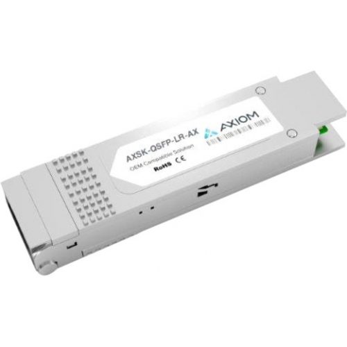 Axiom Memory Solutions 40GBASE-LR4 QSFP+ Transceiver for A10 NetworksAXSK-QSFP-LRFor Optical Network, Data Networking1 x 40GBase-LR4 NetworkO… AXSK-QSFP-LR-AX