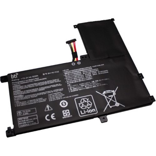 Battery Technology BTI Compatible OEM B41N1532 0B200-02010100 Compatible Models Q504U Q504UA Q504UAK Q504UA-BBI5T12 Q504UA-BHI5T13 Q504UA-BI5T26 Q50… B41N1532-BTI