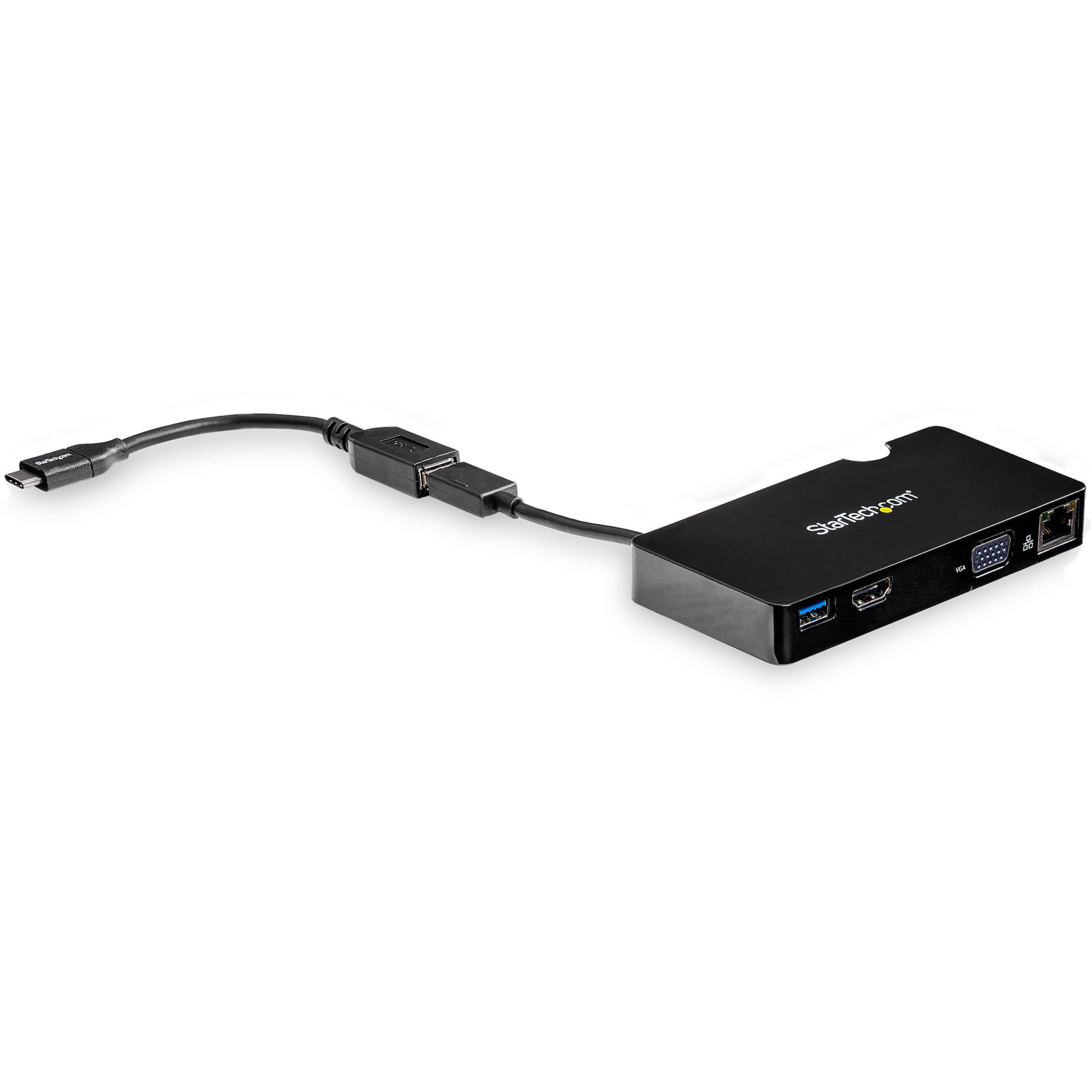 Startech .com USB 3.0 Multiport Adapter + USB-C to USB-A CableMac & WindowsFor USB-A or USB-C laptopsHDMI & VGA1x USB-A PortG… BNDDKT30CAHV