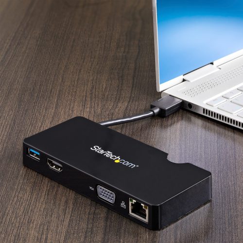 Startech .com USB 3.0 Multiport Adapter + USB-C to USB-A CableMac & WindowsFor USB-A or USB-C laptopsHDMI & VGA1x USB-A PortG… BNDDKT30CAHV