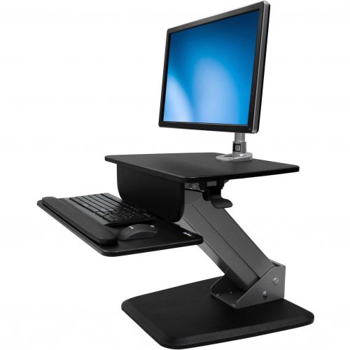 Startech .com Single Monitor Sit-to-stand WorkstationOne-Touch Height AdjustmentTurn your desk into a sit-stand workspace with easy hei… BNDSTSPIVOT