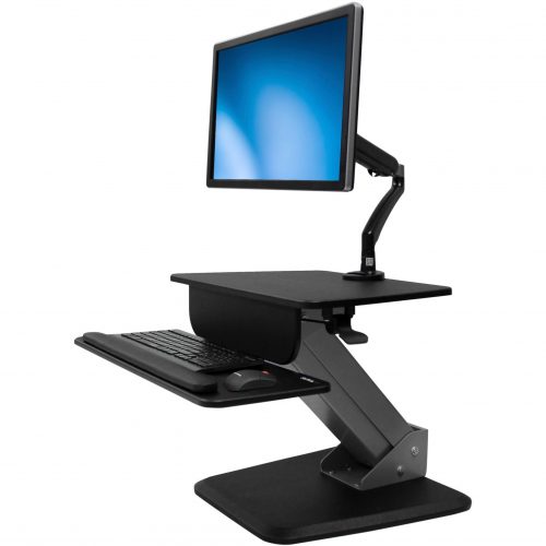 Startech .com Sit-to-Stand Workstation with Full-Motion Articulating Monitor ArmOne-Touch Height AdjustmentTurn your desk into a sit-sta… BNDSTSSLIM