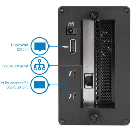 Startech .com Thunderbolt 3 to 10GbE NICThunderbolt 3 Expansion ChassisChassis + CardThis Thunderbolt 3 to 10GbE adapter lets you conn… BNDTB10GI