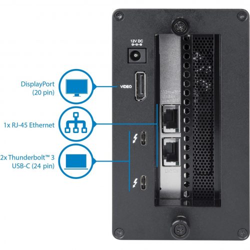 Startech .com Thunderbolt 3 to 2-port 10GbE NIC ChassisExternal PCIe Enclosure plus CardConnect your Thunderbolt 3 enabled device to a… BNDTB310GNDP