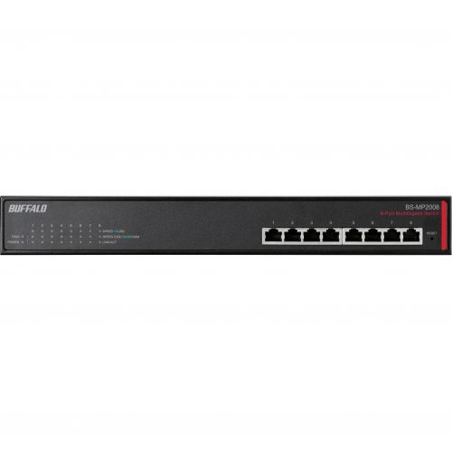 Buffalo Technology Multi-Gigabit 8 Ports Business Switch (BS-MP2008)8 Ports10 Gigabit Ethernet10GBase-T2 Layer SupportedTwisted PairDes… BS-MP2008