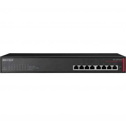 Buffalo Technology Multi-Gigabit 8 Ports Business Switch (BS-MP2008)8 Ports10 Gigabit Ethernet10GBase-T2 Layer SupportedTwisted PairDes… BS-MP2008