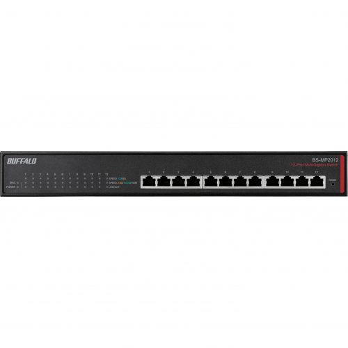 Buffalo Technology Multi-Gigabit 12 Ports Business Switch (BS-MP2012)12 Ports10 Gigabit Ethernet10GBase-T2 Layer SupportedTwisted PairD… BS-MP2012