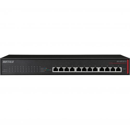 Buffalo Technology Multi-Gigabit 12 Ports Business Switch (BS-MP2012)12 Ports10 Gigabit Ethernet10GBase-T2 Layer SupportedTwisted PairD… BS-MP2012