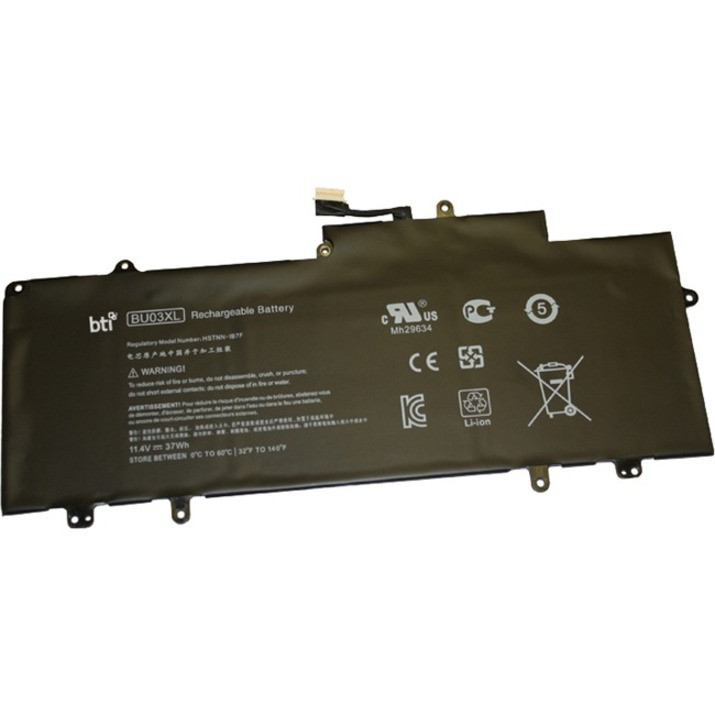 Battery Technology BTI For Chromebook Rechargeable3130 mAh11.40 V BU03XL-BTI