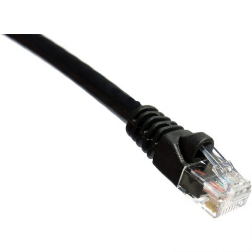 Axiom Memory Solutions 30FT CAT5E 350mhz Patch Cable Molded Boot (Black)30 ft Category 5e Network Cable for Network DeviceFirst End: 1 x RJ-45 Network… C5EMB-K30-AX
