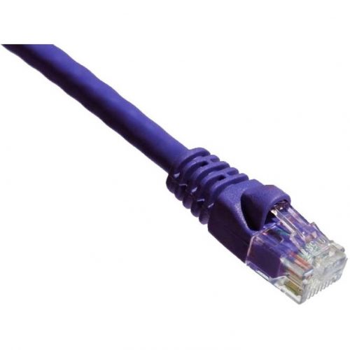 Axiom Memory Solutions 35FT CAT5E 350mhz Patch Cable Molded Boot (Purple)35 ft Category 5e Network Cable for Network DeviceFirst End: 1 x RJ-45 Networ… C5EMB-P35-AX
