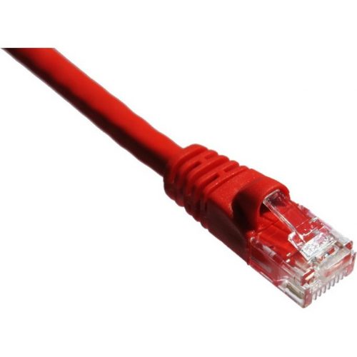 Axiom Memory Solutions 2FT CAT5E 350mhz Patch Cable Molded Boot (Red)Category 5e for Network DevicePatch Cable2 ft1 x1 xGold-plated Contact… C5EMB-R2-AX