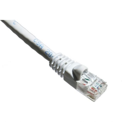 Axiom Memory Solutions 15FT CAT5E 350mhz Patch Cable Molded Boot (White)Category 5e for Network DevicePatch Cable15 ft1 x1 xGold-plated Co… C5EMB-W15-AX