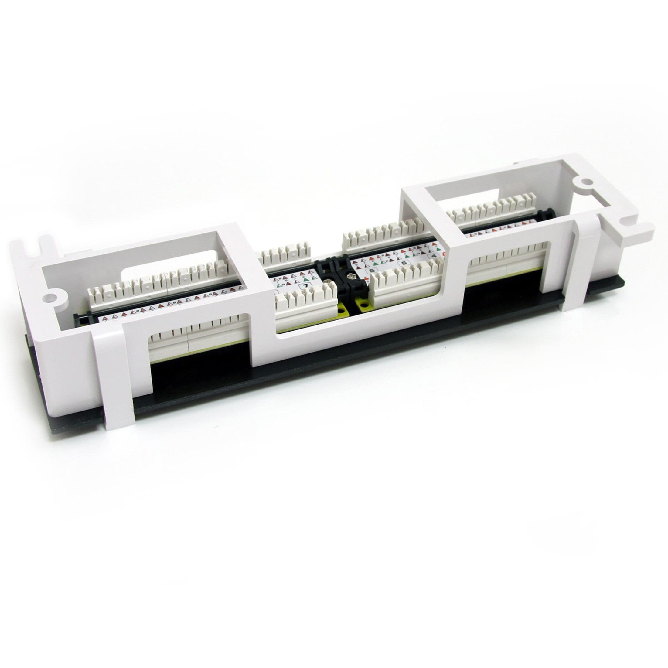 Startech .com 12 Port 1U Wall Mount Cat 6 110 Patch Panel12 x RJ-45 C6PANL4512