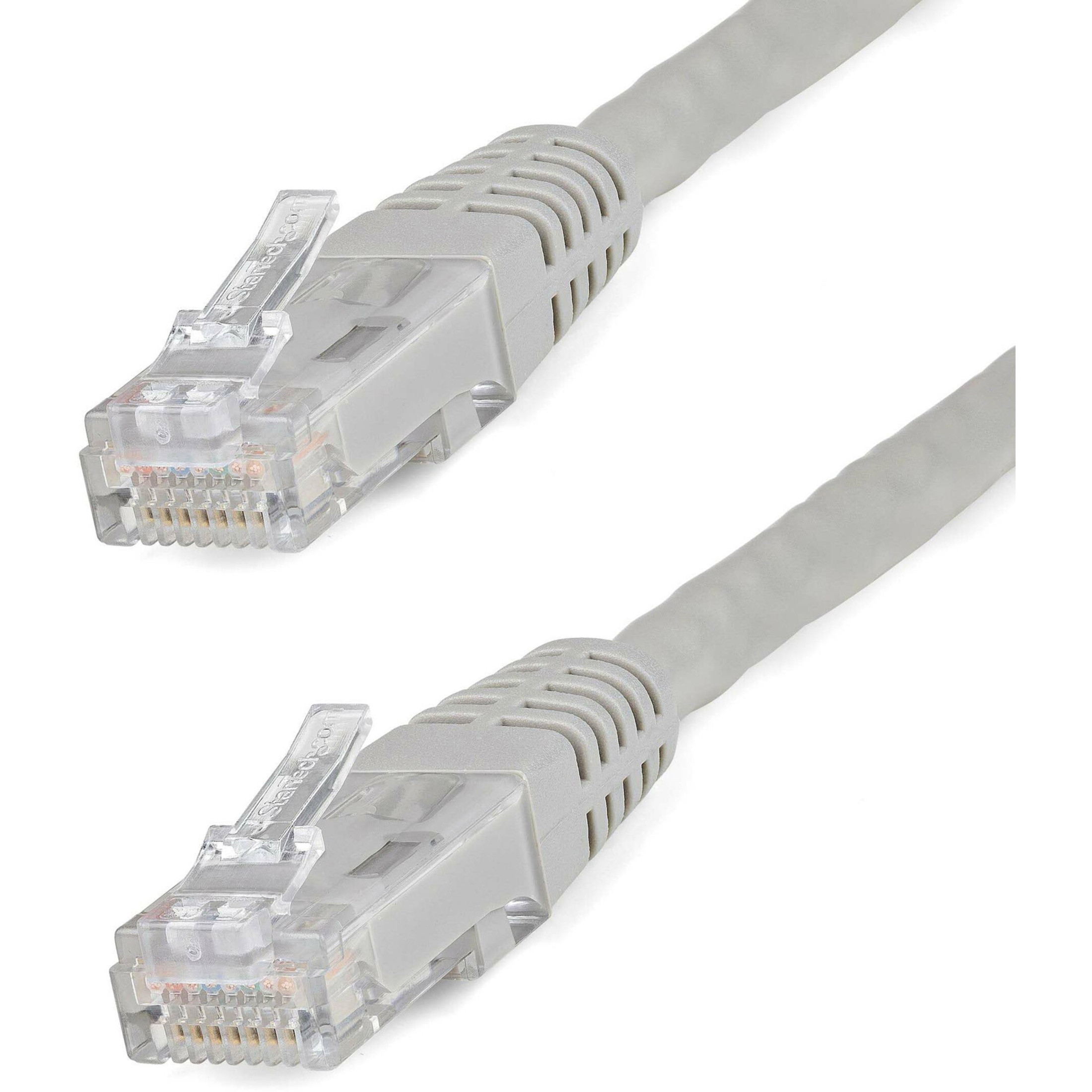 Startech .com 1ft CAT6 Ethernet CableGray Molded Gigabit100W PoE UTP 650MHzCategory 6 Patch Cord UL Certified Wiring/TIA1ft Gray C… C6PATCH1GR