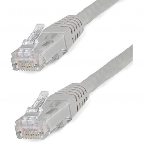 Startech .com 3ft CAT6 Ethernet CableGray Molded Gigabit100W PoE UTP 650MHzCategory 6 Patch Cord UL Certified Wiring/TIA3ft Gray C… C6PATCH3GR