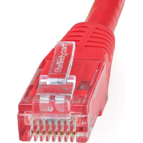 Startech .com 5ft CAT6 Ethernet CableRed Molded Gigabit100W PoE UTP 650MHzCategory 6 Patch Cord UL Certified Wiring/TIA5ft Red CAT… C6PATCH5RD