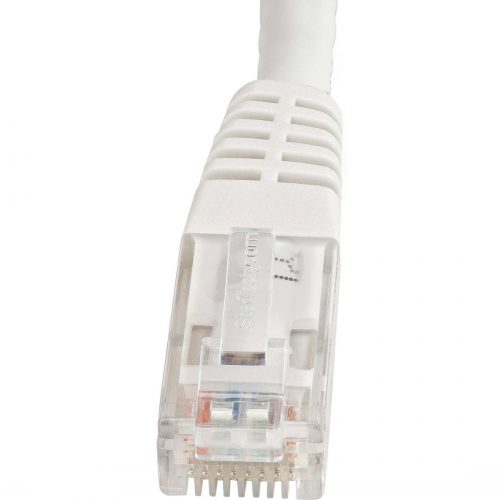 Startech .com 8ft CAT6 Ethernet CableWhite Molded Gigabit100W PoE UTP 650MHzCategory 6 Patch Cord UL Certified Wiring/TIA8ft White… C6PATCH8WH