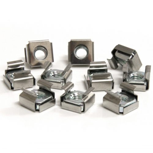 Startech .com 50 Pkg M6 Cage Nuts for Server Rack CabinetInstall your rack-mountable hardware securely with these high quality cage nuts… CABCAGENUTS6