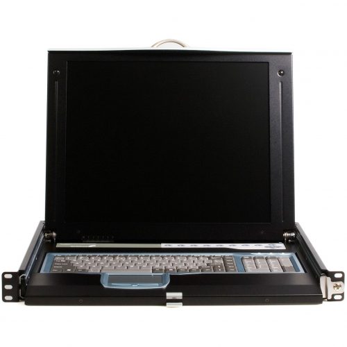 Startech .com 1U 17″ Rackmount LCD Console with 16 Port IP KVMControl 16 servers or KVM switches remotely over an IP network with this ra… CABCONS1716I