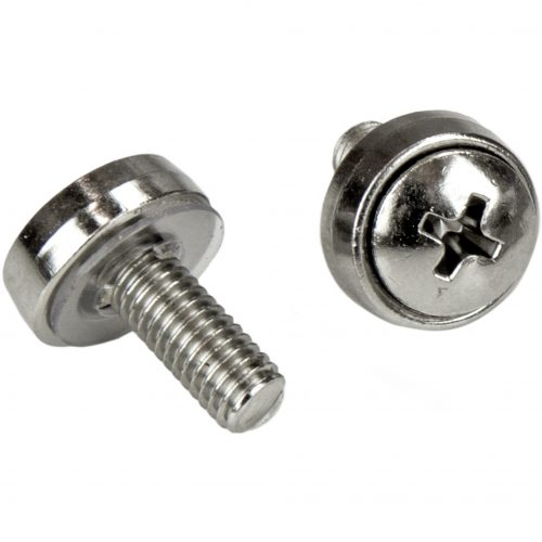 Startech .com 100 Pkg M5 Mounting Screws and Cage Nuts for Server Rack CabinetInstall your rack-mountable hardware securely with these hig… CABSCREWM52
