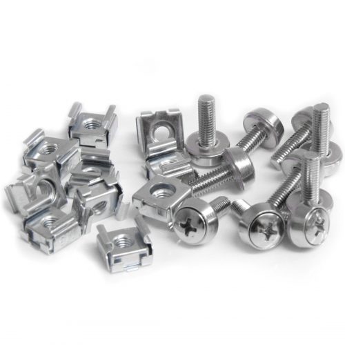 Startech .com 50 Pkg M5 Mounting Screws and Cage Nuts for Server Rack CabinetInstall your rack-mountable hardware securely with these high… CABSCREWM5