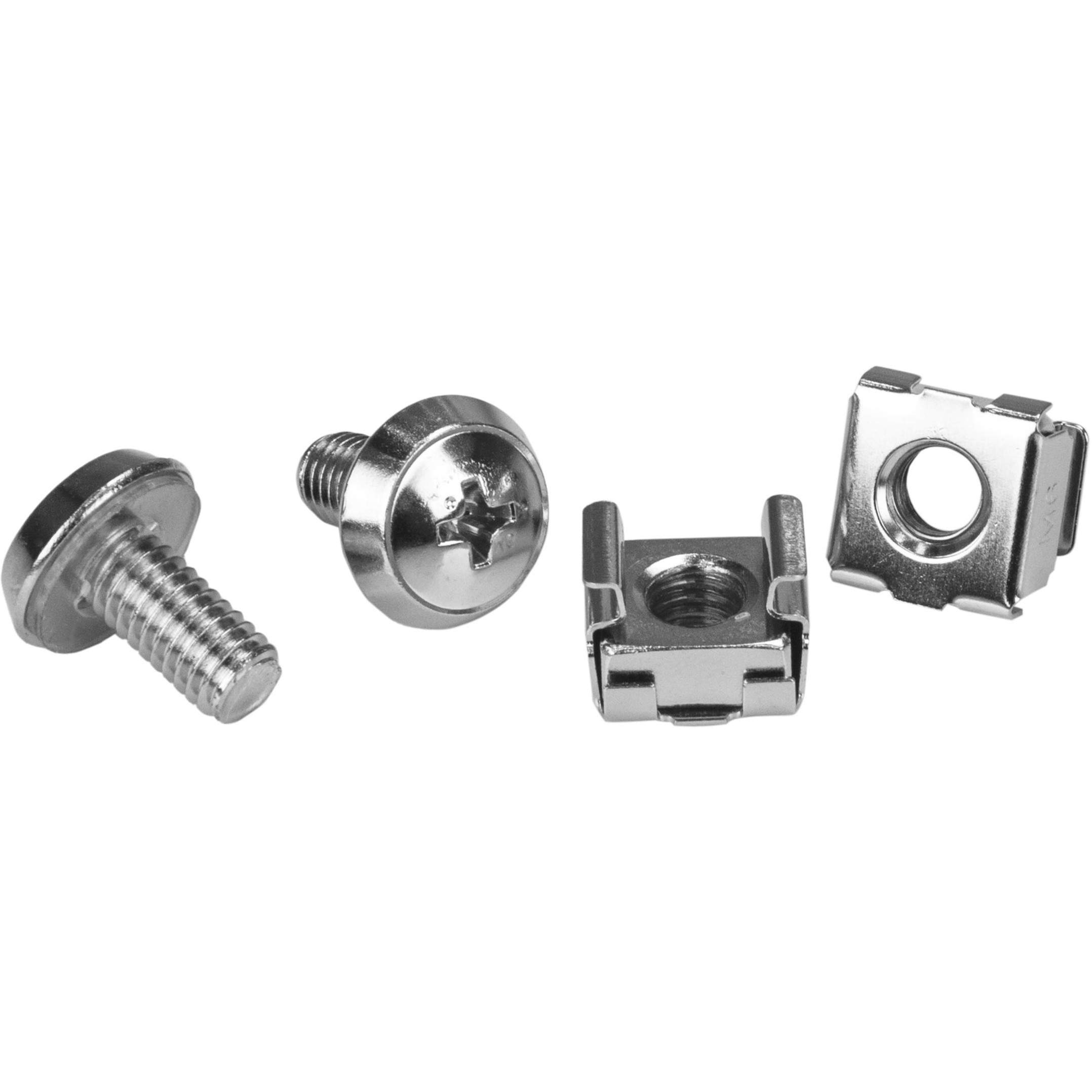 Startech .com 100 Pkg M6 Mounting Screws and Cage Nuts for Server Rack CabinetInstall your rack-mountable hardware securely with these hig… CABSCREWM62