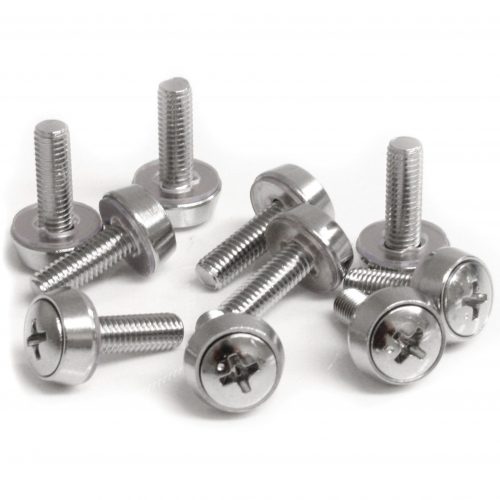 Startech .com M5 x 12mmScrews100 PackM5 Mounting Screws for Server Rack & CabinetInstall your rack-mountable hardware securely wi… CABSCREWSM5