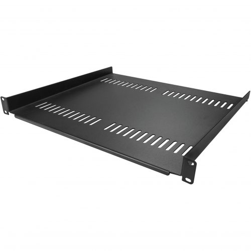 Startech .com 1U Vented Server Rack Cabinet ShelfFixed 16″ Deep Cantilever Rackmount Tray for 19″ Data/AV/Network Enclosure w/Cage Nuts -… CABSHELF116V