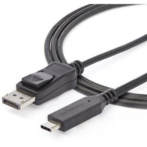 Startech .com 6ft/1.8m USB C to Displayport 1.4 Cable Adapter4K/5K/8K USB Type C to DP 1.4 Monitor Video Converter CableHDR/HBR3/DSCU… CDP2DP146B