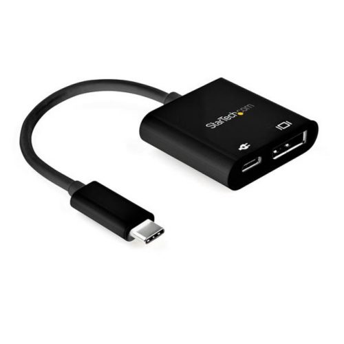 Startech .com USB C to DisplayPort Adapter with 60W Power Delivery Pass-Through8K/4K USB Type-C to DP 1.4 Video Converter w/ ChargingU… CDP2DP14UCPB