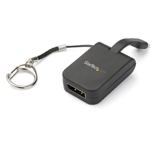Startech .com Compact USB C to DisplayPort 1.4 Adapter8K 60Hz DSC/4K USB Type-C to DP Video Converter w/ Keychain RingTB3 CompatibleCom… CDP2DPFC