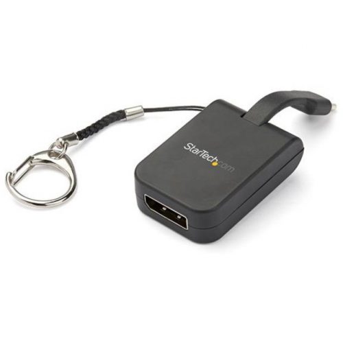 Startech .com Compact USB C to DisplayPort 1.4 Adapter8K 60Hz DSC/4K USB Type-C to DP Video Converter w/ Keychain RingTB3 CompatibleCom… CDP2DPFC