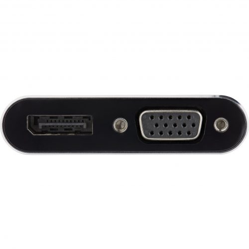 Startech .com USB C Multiport Video AdapterUSB-C to 4K 60Hz DisplayPort 1.2 HBR2 HDR or 1080p VGA Monitor AdapterUSB Type-C 2-in-12-in… CDP2DPVGA