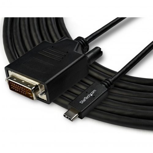 Startech .com 10ft (3m) USB C to DVI Cable1080p USB Type-C to DVI-Digital Video Display Adapter Monitor CableWorks w/ Thunderbolt 3 -… CDP2DVI3MBNL