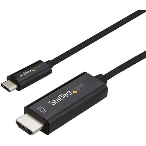 Startech .com 6ft (2m) USB C to HDMI Cable4K 60Hz USB Type C DP Alt Mode to HDMI 2.0 Video Display Adapter CableWorks w/Thunderbolt 3 -… CDP2HD2MBNL