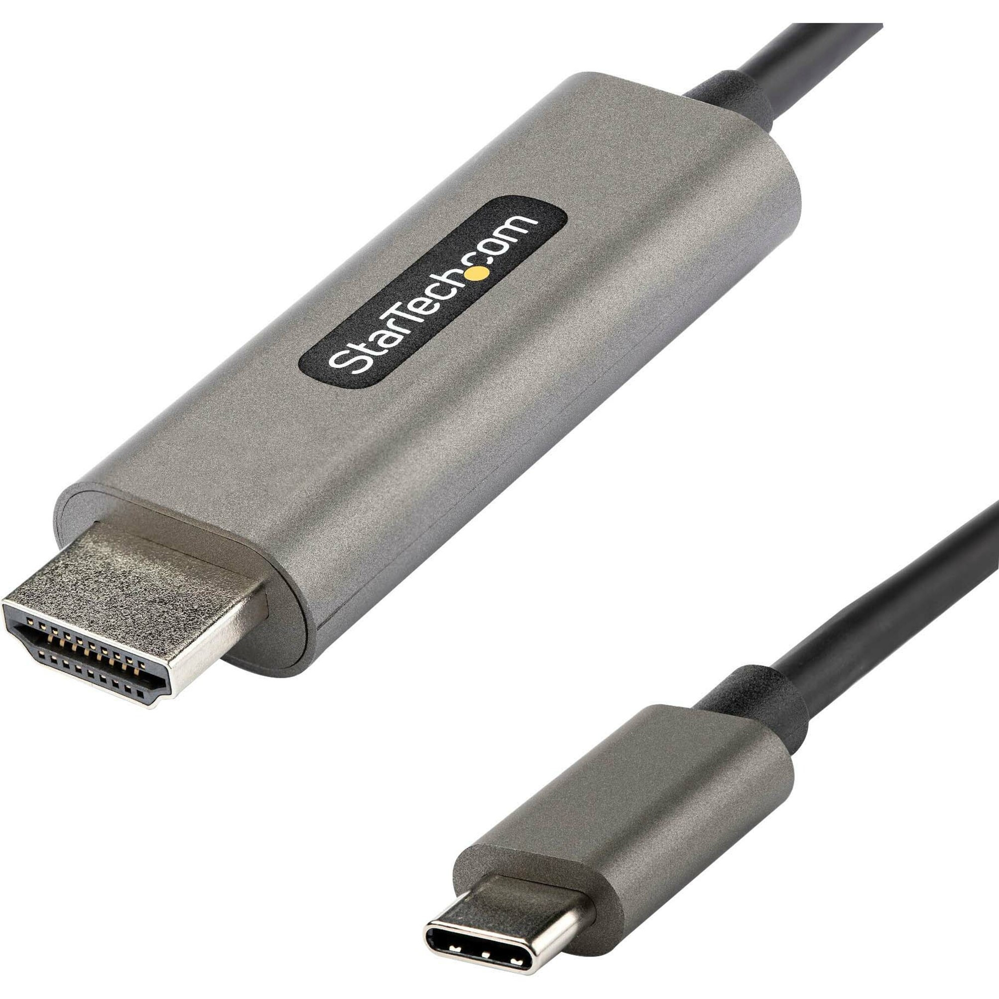 Startech .com 13ft (4m) USB C to HDMI Cable 4K 60Hz with HDR10, Ultra HD  USB Type-C to HDMI 2.0b Video Adapter Cable, DP 1.4 Alt Mode HBR3 