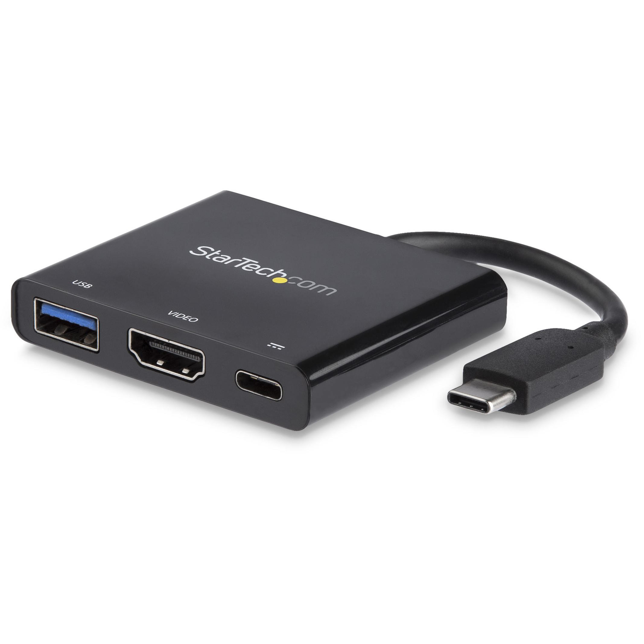 StarTech.com USB C Multiport Adapter, USB-C to HDMI 4K, PD 3.0