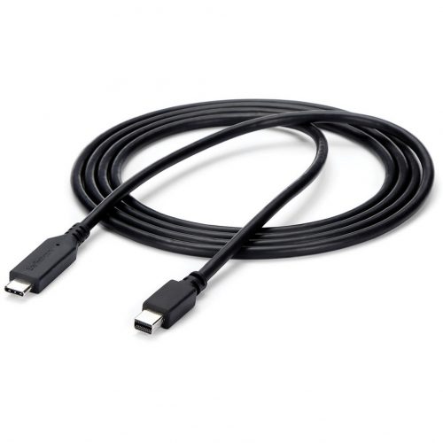 Startech .com 6 ft. / 1.8 m USB-C to Mini DisplayPort Cable4K 60HzBlackUSB 3.1 Type-C to Mini DP Adapter CablemDP CableUSB-C t… CDP2MDPMM6B