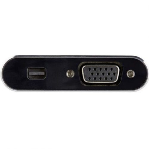 Startech .com USB C Multiport Video AdapterUSB-C to 4K 60Hz Mini DisplayPort 1.2 (HBR2 HDR) or 1080p VGA Monitor Display Adapter2-in-1 U… CDP2MDPVGA