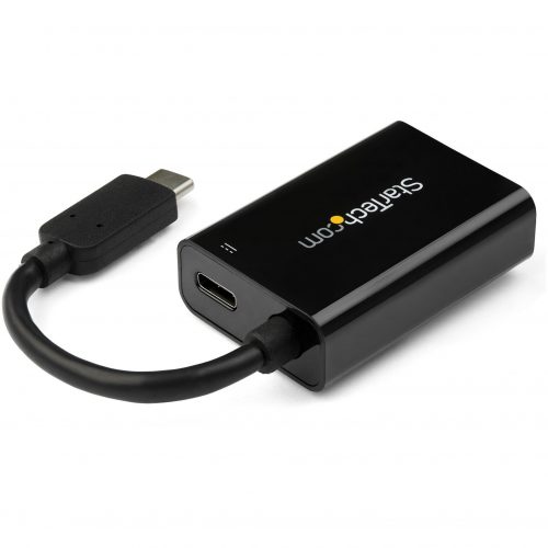 Startech .com USB C to VGA Adapter with 60W Power Delivery Pass-Through1080p USB Type-C to VGA Video Converter w/ ChargingBlackUSB-C… CDP2VGAUCP