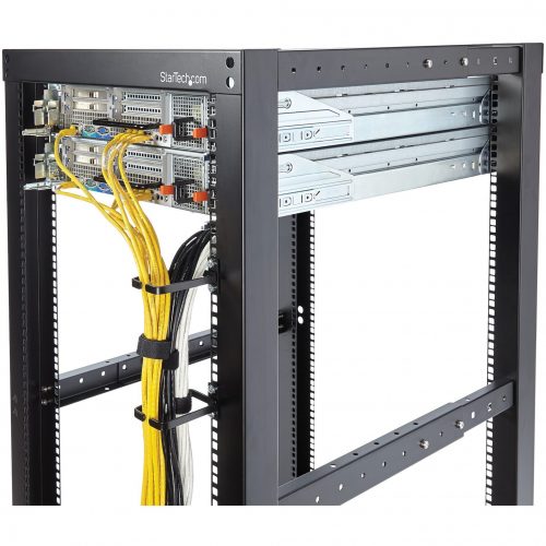 Startech .com 1U Vertical Server Rack Cable Management D-Ring Hook2.2×3.9in (5.7x10cm)Add a cable management hook to your server rack or c… CMHOOK1U