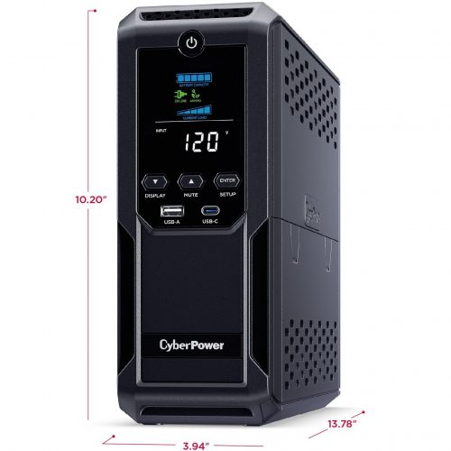 CyberPower Intelligent LCD CP1350AVRLCD3 UPS – 1350VA Mini-tower