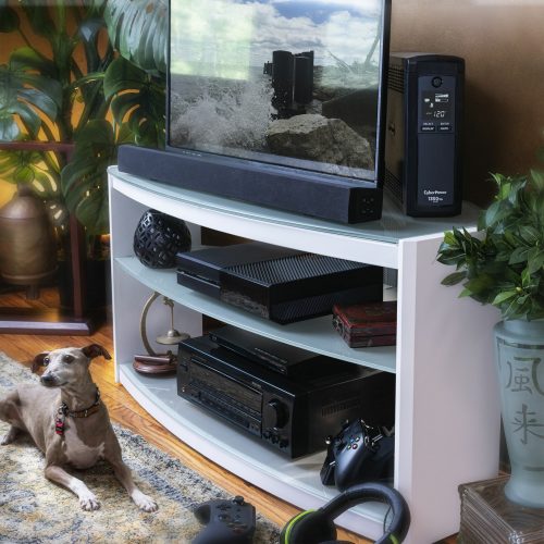 Cyber Power CP1350AVRLCD Intelligent LCD UPS Systems1350VA/815W, 120 VAC, NEMA 5-15P, Mini-Tower, 10 Outlets, LCD, Panel® Person… CP1350AVRLCD