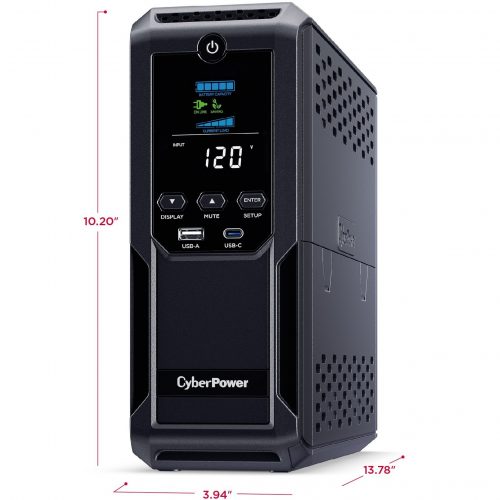 CyberPower Intelligent LCD CP1500AVRLCD3 UPS – 1500VA Mini-tower