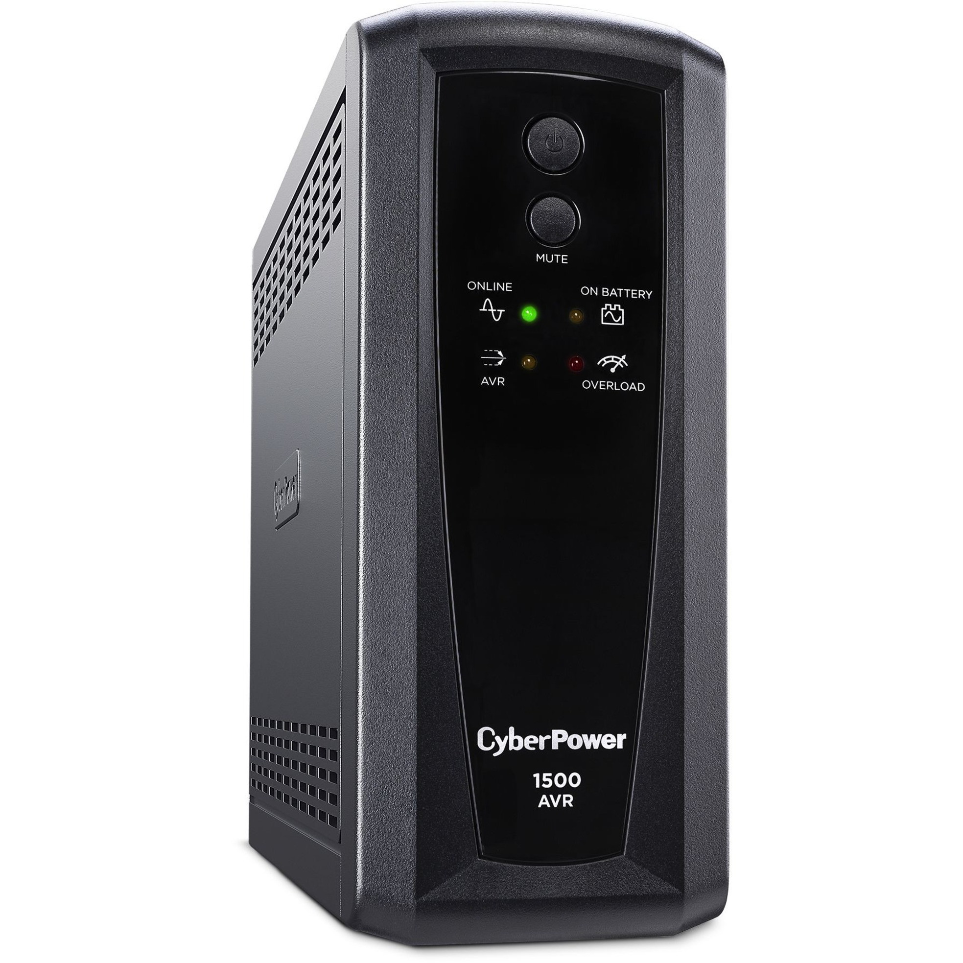 Cyber Power CP1500AVRT AVR UPS Systems1500VA/900W, 120 VAC, NEMA 5-15P, Mini-Tower, 10 Outlets, Panel® Personal, $500000 CEG, … CP1500AVRT