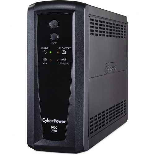 Cyber Power CP900AVR AVR UPS Systems900VA/560W, 120 VAC, NEMA 5-15P, Mini-Tower, 10 Outlets, Panel® Personal, $300000 CEG,  Warra… CP900AVR