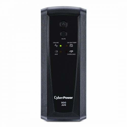 Cyber Power CP900AVR AVR UPS Systems900VA/560W, 120 VAC, NEMA 5-15P, Mini-Tower, 10 Outlets, Panel® Personal, $300000 CEG,  Warra… CP900AVR