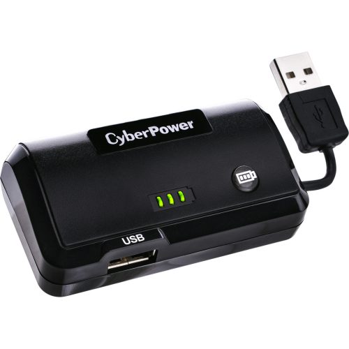 Cyber Power CPBC2200 USB Charger with 1A USB Port & 2200mA rechargeable lithium-ion battery CPBC2200